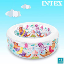 Intex Inflatable Aquarium Swimming Pool, Multicolour, 58480