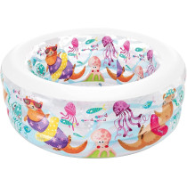 Intex Inflatable Aquarium Swimming Pool, Multicolour, 58480