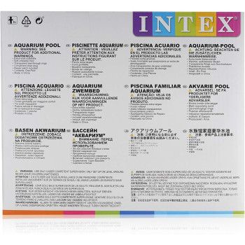 Intex Round Shape Aquarium Swimming Pool, Multicolour, 58480