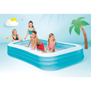 Intex Inflatable And Foldable Family Pool, Blue, 305 x 183 x 56 cm, 58484NP