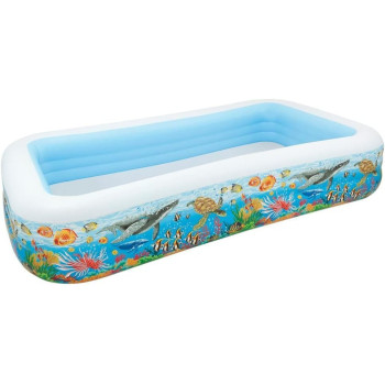 Intex Inflatable Pool, 305 x 183 x 56 cm, Large, Tropical Design, 58485np
