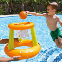 Intex Basket Swimming Floating Hoops Basketball Game, Multicolour, 58504