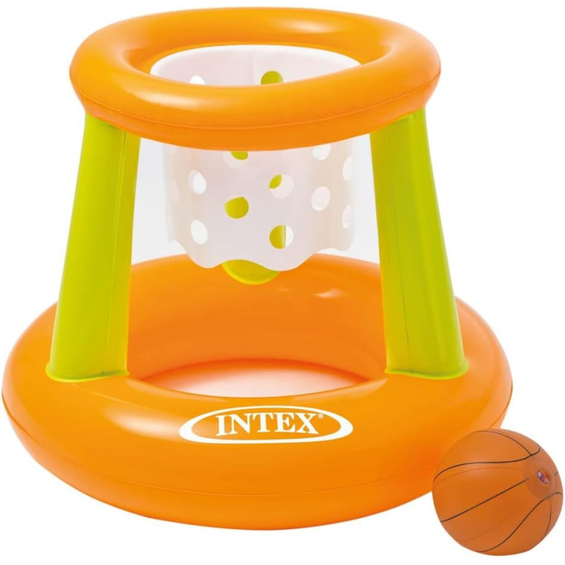 Intex Basket Swimming Floating Hoops Basketball Game, Multicolour, 58504