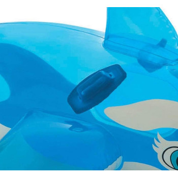 Intex Whale Ride On Inflatable Pool Float, Blue Colour
