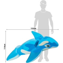 Intex Lil Whale Ride On Floating Raft, Blue Colour, 58523
