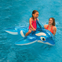 Intex Lil Whale Ride On Floating Raft, Blue Colour, 58523