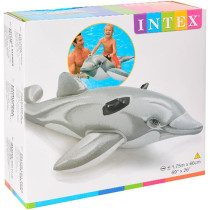 Intex Lil Dolphin Pool Floater, Grey Colour, 58535