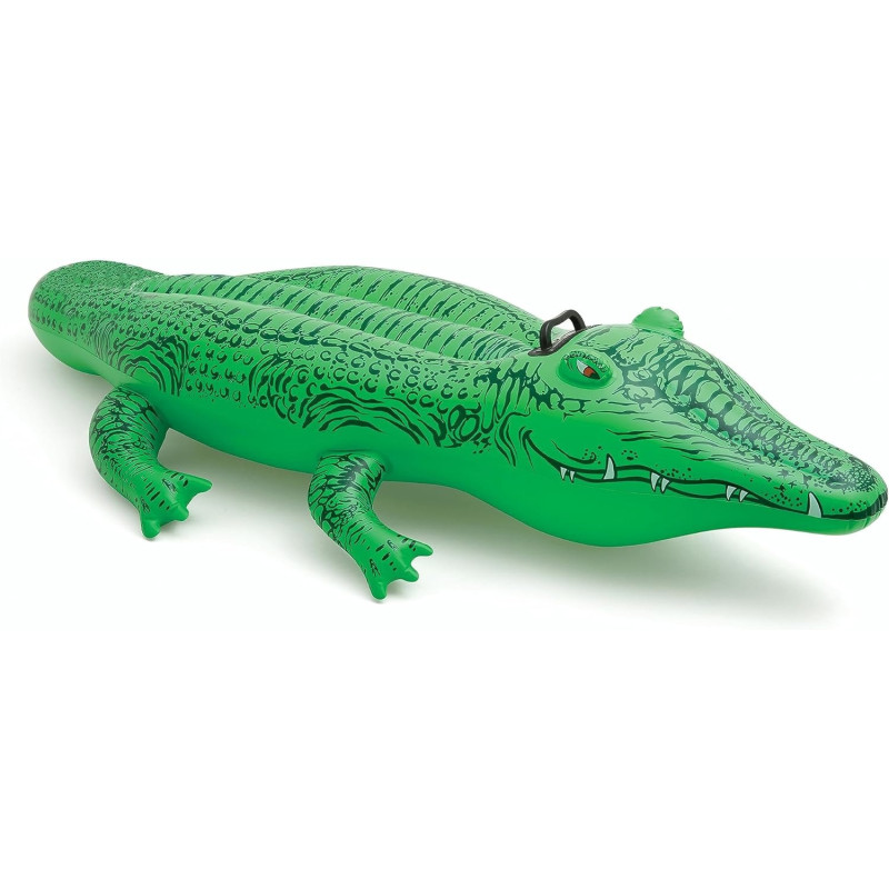 Intex Gator Ride On Inflatable Pool Float, Small Alligator, Green, 58546