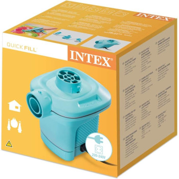 Intex Electric Pump Quick Fill 220-240 V Convertible, Blue, 58640
