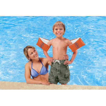 Intex Swimming Arm bands For Kids, 2 Pieces, Orange, 58641