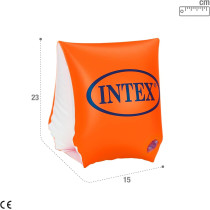 Intex Deluxe Arm Bands, Orange Colour, 58642, 3 To 6 Years