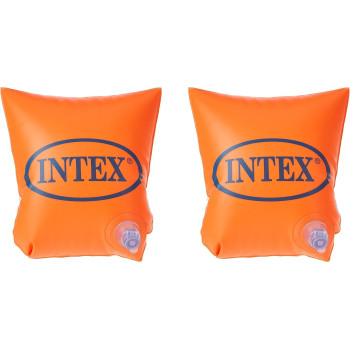 Intex Recreation Swim Arm Bands, 7.5 x 7.5 Inch, Orange, 1 Pair, 59640EP