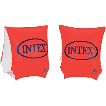 Intex Inflatable Armbands For Kids, 2 Pieces, Orange, 58642