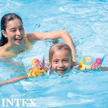 Intex Fish Arm Bands For Kids, Multicolour, Small, 58652EU