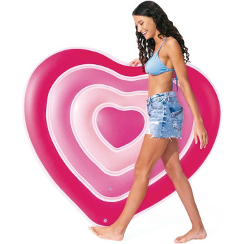 Intex Sweetheart Float, 1.55m x 1.35m x 25cm, Pink, 58727EU