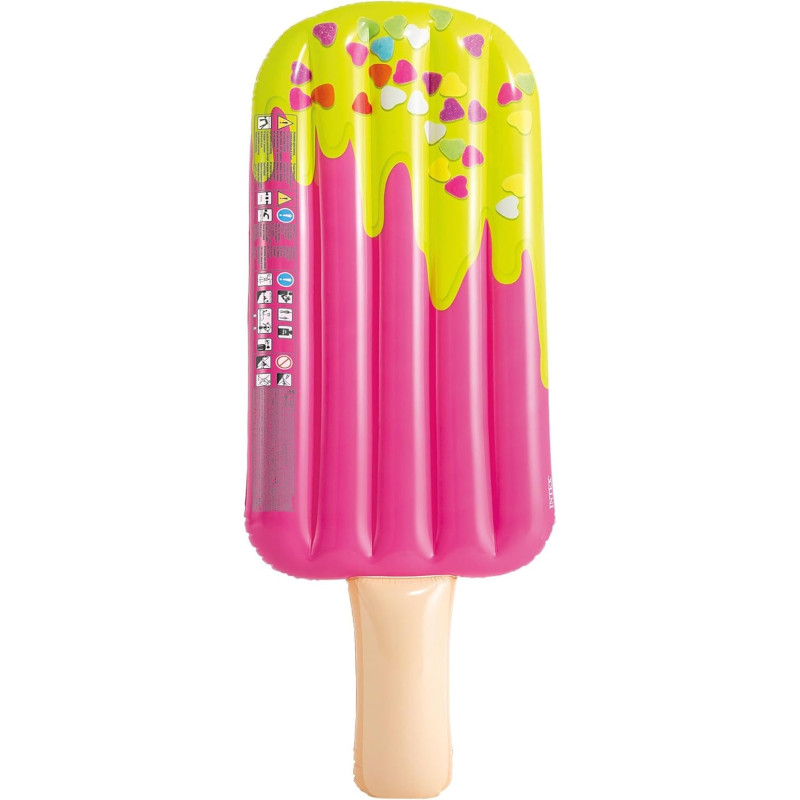 Intex Popsicle Mat, Realistic Print, 183 x 66 cm, Multicolour, Large, 58766