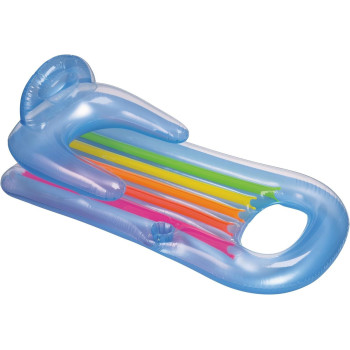 Intex King Kool Inflatable Lounging Swimming Pool Float, Multicolour, Large, 58802