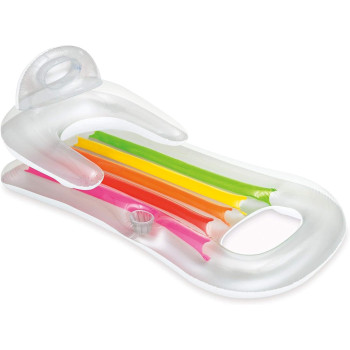 Intex Chair Mat, Bronzing, White, Light Blue, 160 x 85 cm, 58802