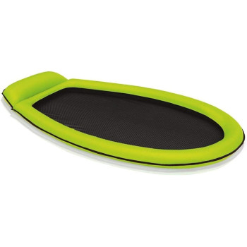 Intex Inflatable Mesh Lounge Floating Raft, Green, 58836