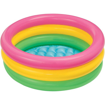 Intex Sunset Glow Baby Pool, 34 Inch x 10 Inch, Multicolour