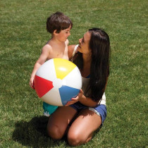 Intex Inflatable Glossy Panel Ball, Multicolour, 59020