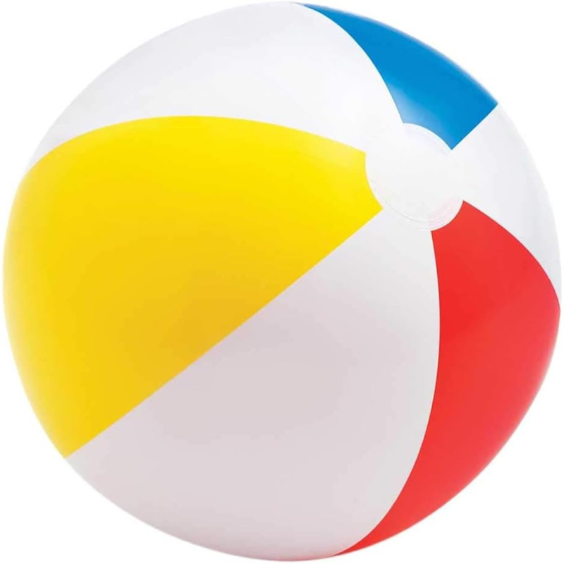 Intex Inflatable Glossy Panel Ball, Multicolour, 59020