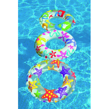 Intex Recreation Lively Print Swim Ring, 20 Inch, Assorted Designs, 59230EP
