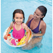 Intex Inflatable Lively Print Swim Rings, Multicolour, 59241