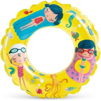 Intex Swim Ring, Diameter 61 cm, Assorted Colours, 59242NP