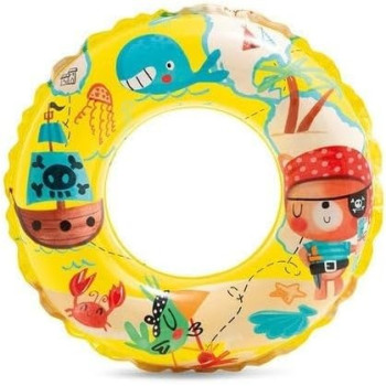 Intex Swim Ring, Diameter 61 cm, Assorted Colours, 59242NP