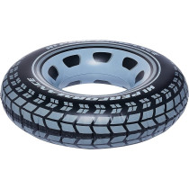 Intex Swimming Tube Giant Car Tyre, 91cm, Black/White