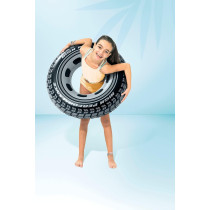 Intex Swimming Tube Giant Car Tyre, 91cm, Black/White