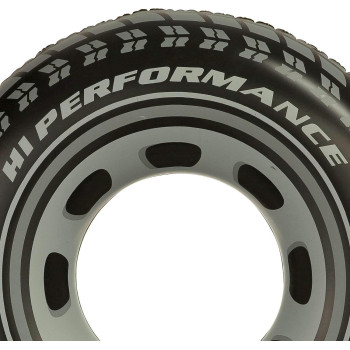 Intex Inflatable 36 Inch Giant Tire Tubes For Swimming Pool, Lake, Ocean, 8 Pack