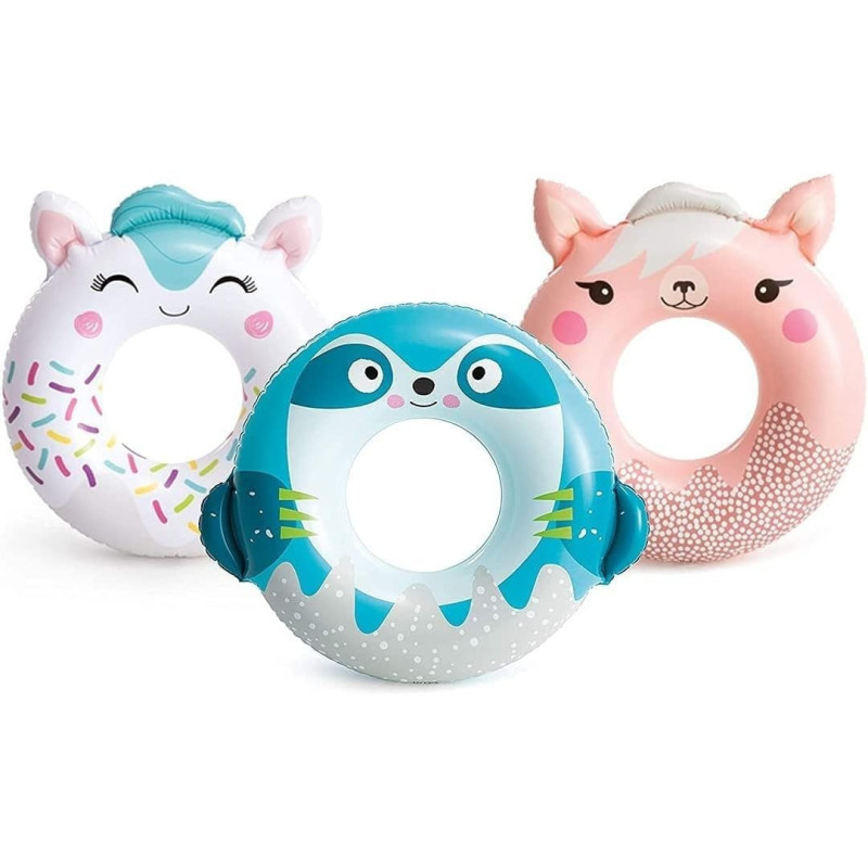 Intex Schwimmband Niedliche Tierringe, 76 cm, Multicolour