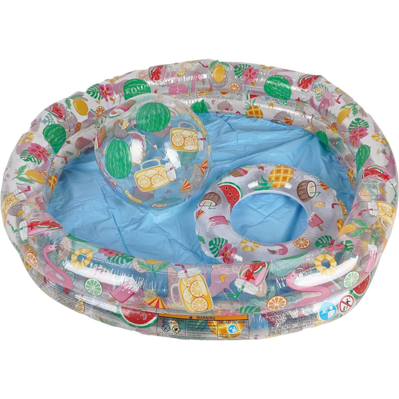 Intex ‎Inflatable Stars Pool Set For Kids, Multicolour