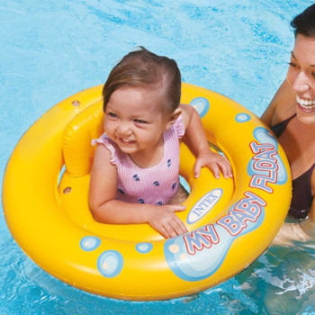 Intex My Baby Smooth Swim Float, Yellow Colour, 59574