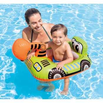 Intex Bulldozer Shape Kiddie Floats, Multicolour, 59586