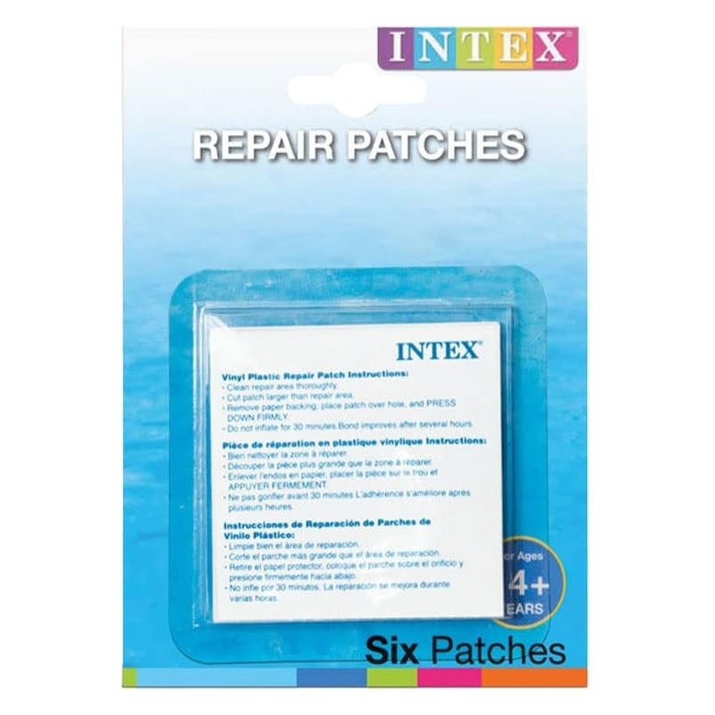 Intex Pool Repair Patches, 6 Pack Intex Vinyl Pool, Repair Seal, Repair Tape, Repair Patch, Pool Repair, 59631NP