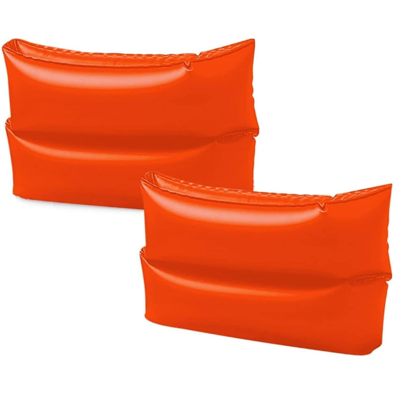 Intex Plastic Inflatable Swim Armbands, Orange Colour
