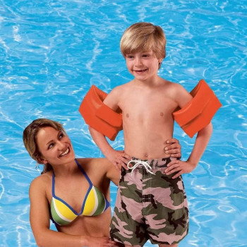 Intex Large Swimming Arm Bands, Orange Colour, Age 6 To 12
