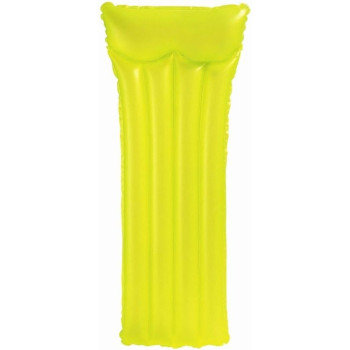 Intex Inflatable Neon Mattress, Yellow Colour, 59717