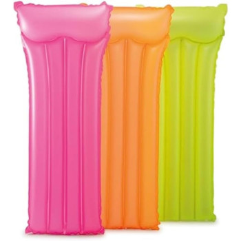Intex Inflatable Neon Mattress, 183 x 76 cm, Assorted Colours, 59717