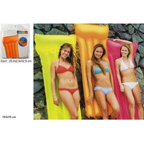 Intex Vinyl Inflatable Neon Mattress, 183 x 76 x 15 cm, Assorted Colours, 59717
