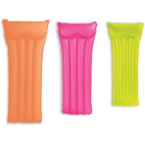 Intex Vinyl Inflatable Neon Mattress, 183 x 76 x 15 cm, Assorted Colours, 59717