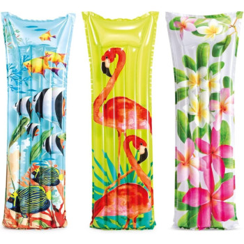 Intex Flower Mattress, 183 x 69 cm, Multicolour, 59720