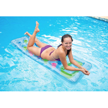Intex 18 Pocket Suntanner Plastic Mat, Clear, 598594
