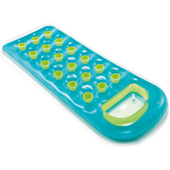 Intex 18 Pocket Suntanner Inflatable Lounge, Multicolour, 74 x 28 Inch, 59895