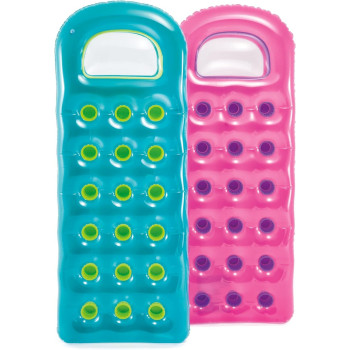 Intex 18 Pocket Suntanner Inflatable Lounge, Multicolour, 74 x 28 Inch, 59895