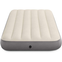 Intex Deluxe Single Airbed, 30 x 20 x 10 cm, Taupe/Grey, 64101