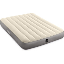 Intex Ultra Lightweight Dura Beam Standard Single High Air Mattress Series, Tan Colour